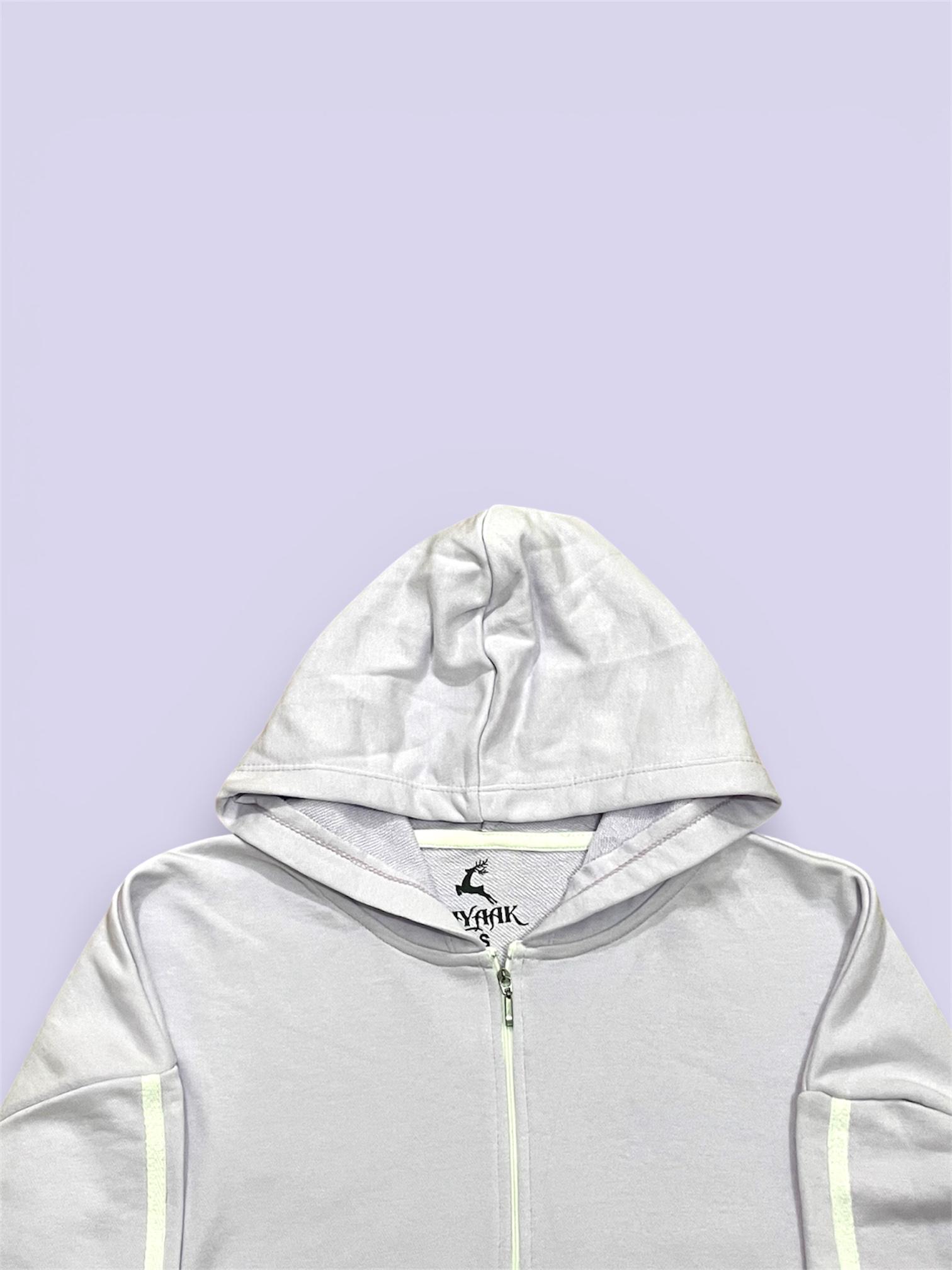 Baggy Zipper Hoodie (Cloud Levender)